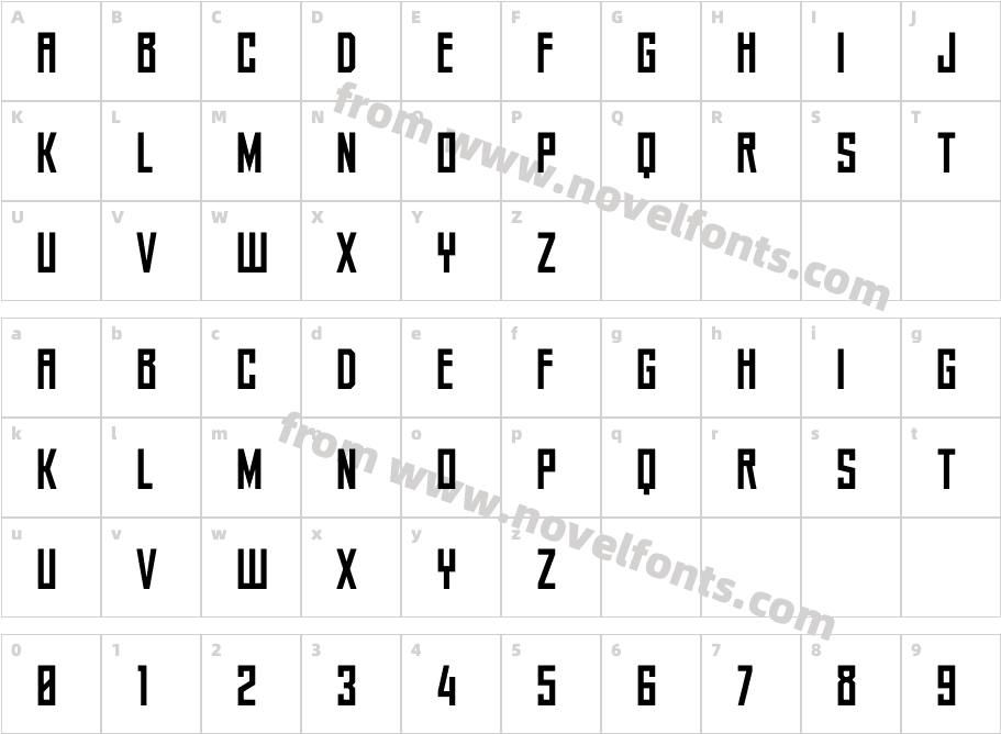 Random 2 BoldCharacter Map