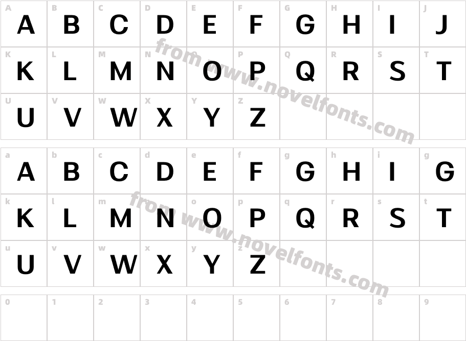 Random BoldCharacter Map