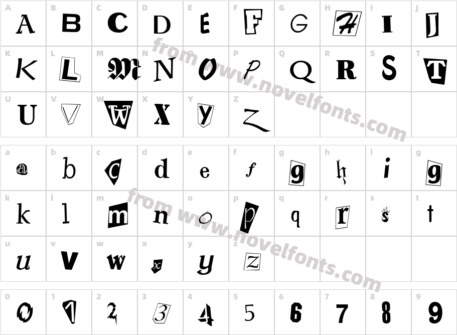 Ransom  NormalCharacter Map