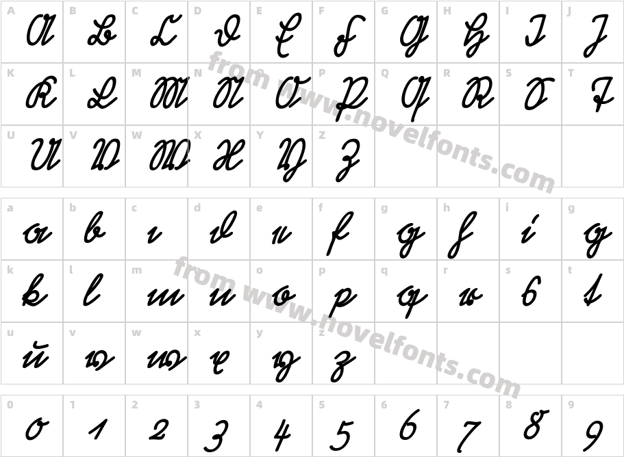 Rastenburg Schraeg U1SYCharacter Map