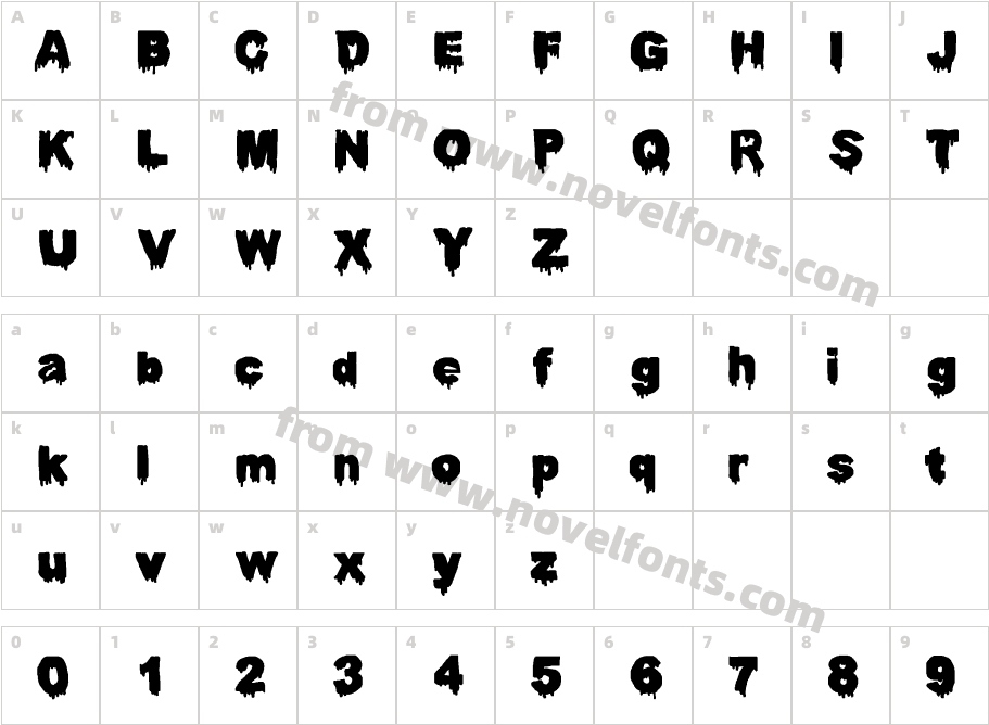 Darah ErcCharacter Map