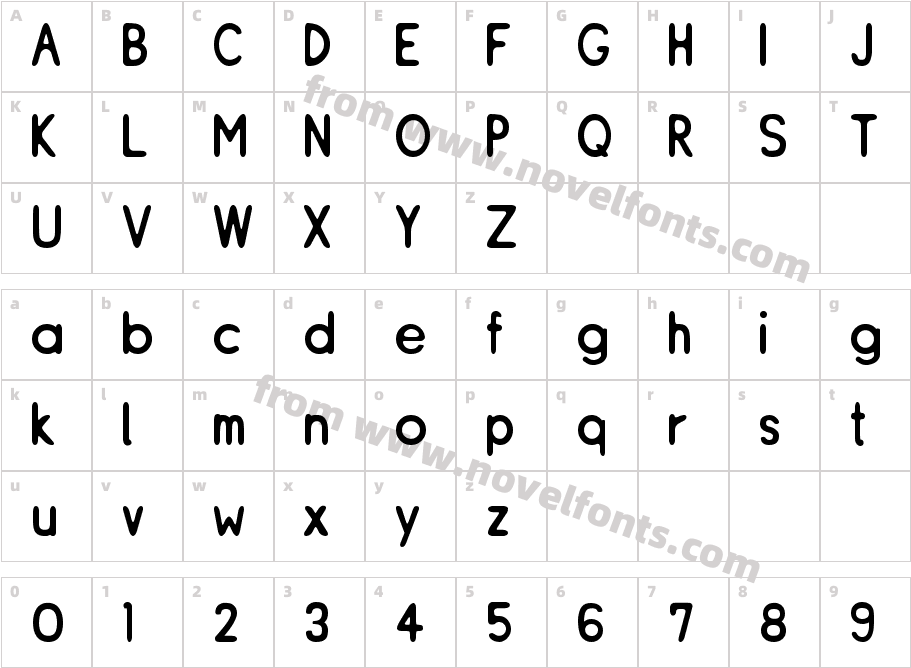 ReSiple RoundedCharacter Map