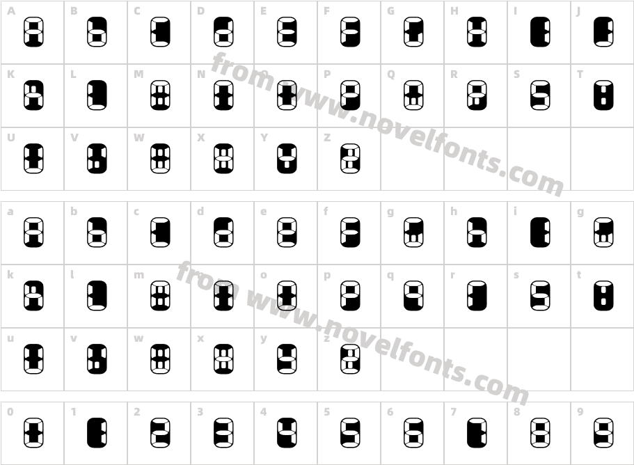 Readout-TwoBackCharacter Map