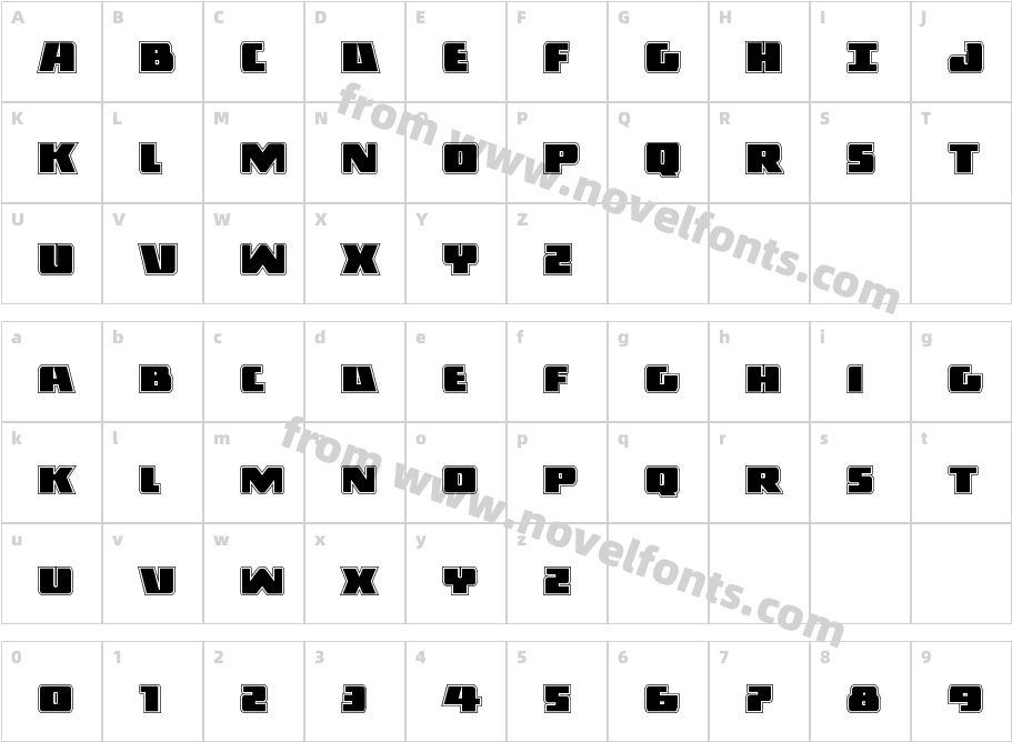 Dark Alliance AcademyCharacter Map