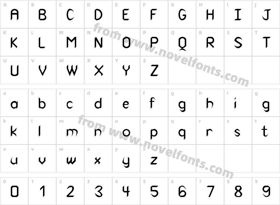 RearabornCharacter Map