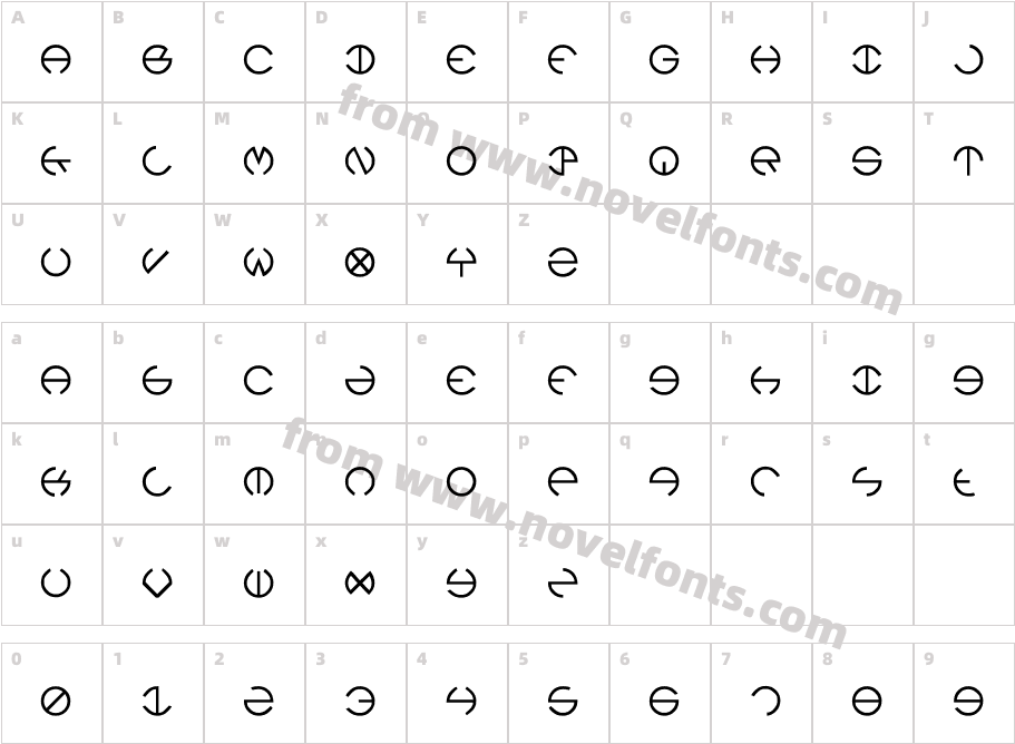 RebeccaCharacter Map