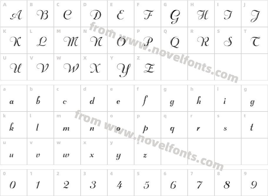 RecklmanHandTooledCharacter Map