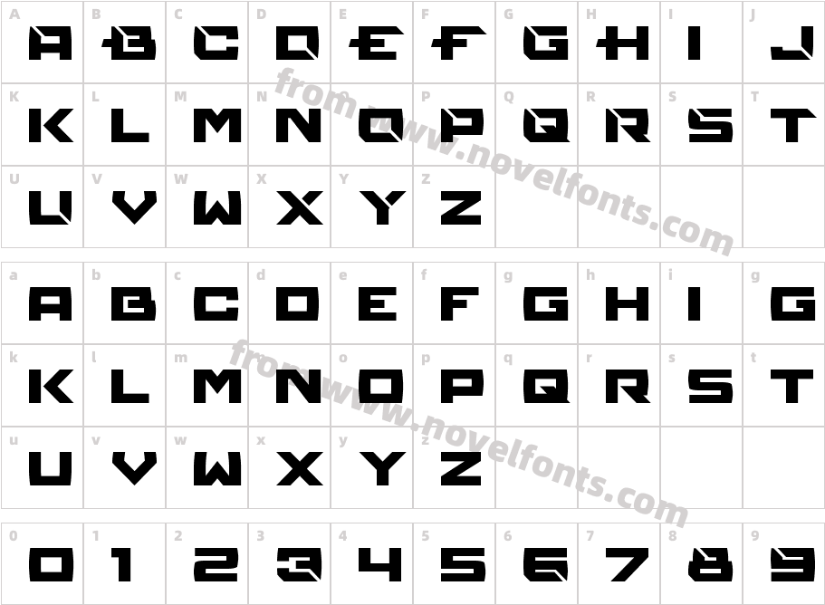 ReconstructCharacter Map