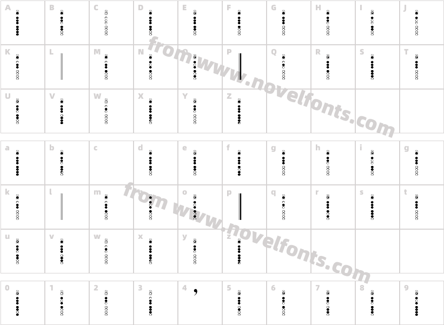 Recorder EyeCharacter Map