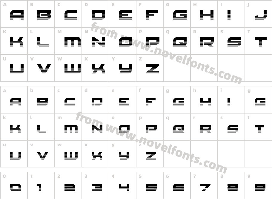 Red Rocket HalftoneCharacter Map