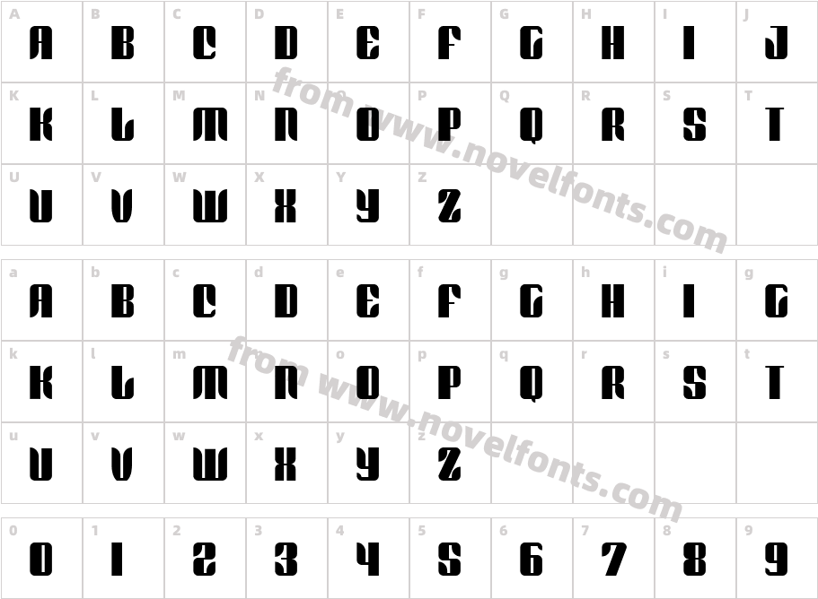 Redford BVCharacter Map