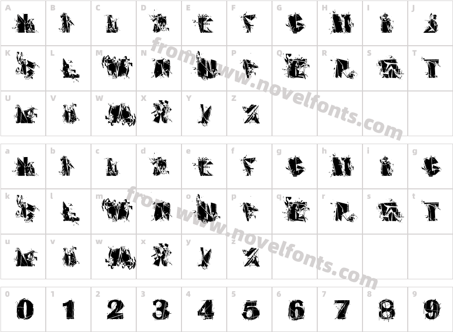 Abstract RuaCharacter Map