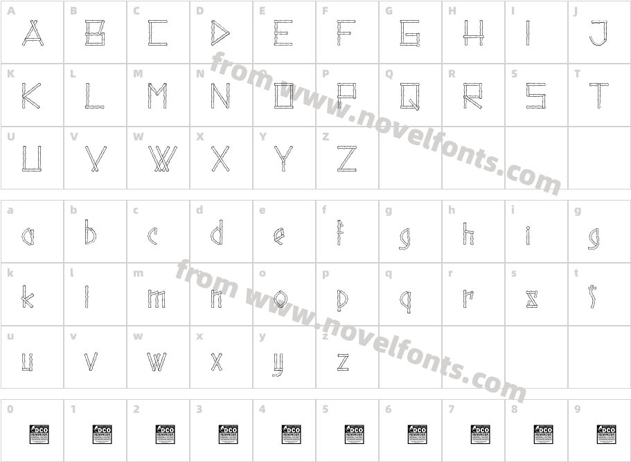 Reed Sticks_PersonalUseOnlyCharacter Map