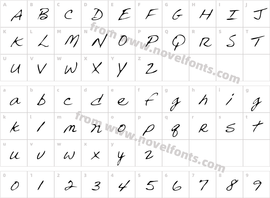 ReedsHand-PlainCharacter Map