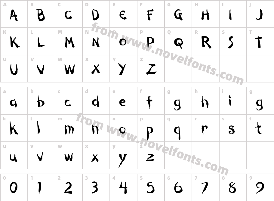 Dark Half BTNCharacter Map