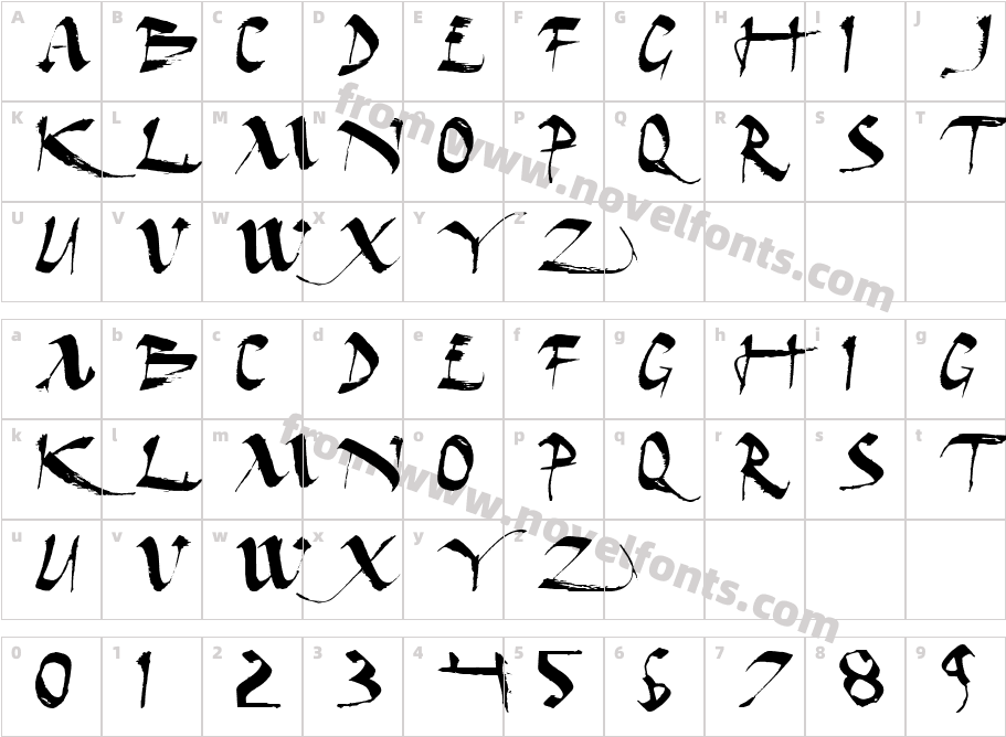 Dark Horse ExpandedCharacter Map