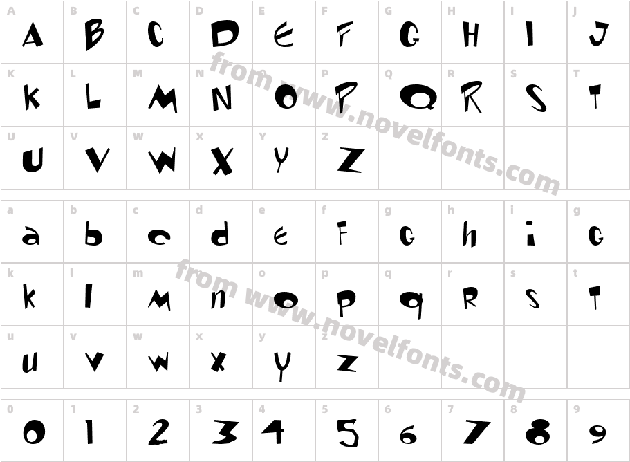 Ren & StimpyCharacter Map