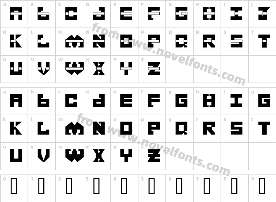 ReplicantCharacter Map