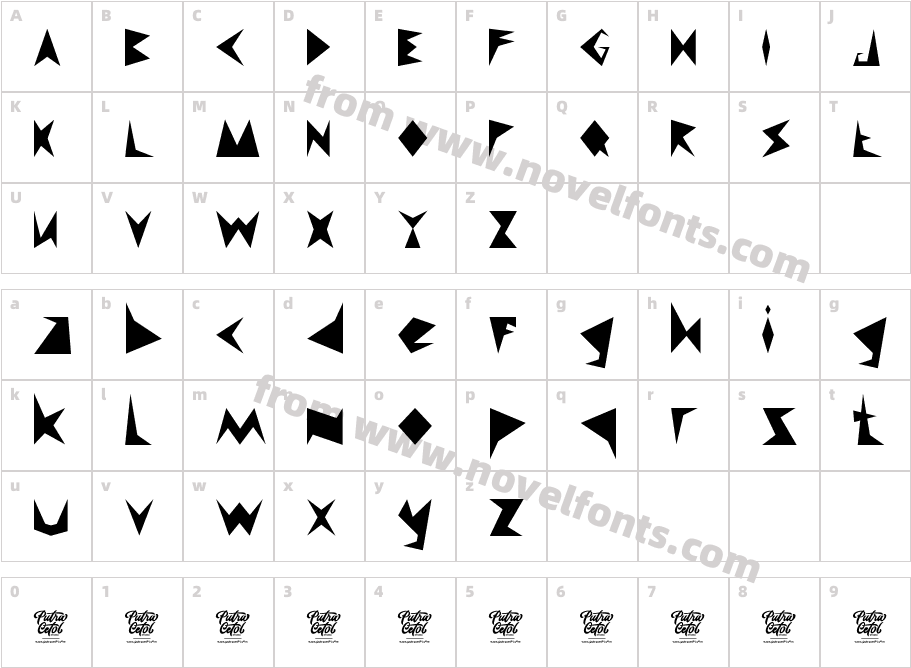 AbstractStyleRegularCharacter Map