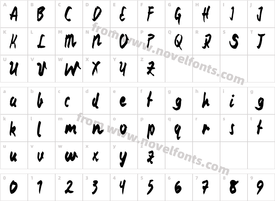 Reporter 00Character Map