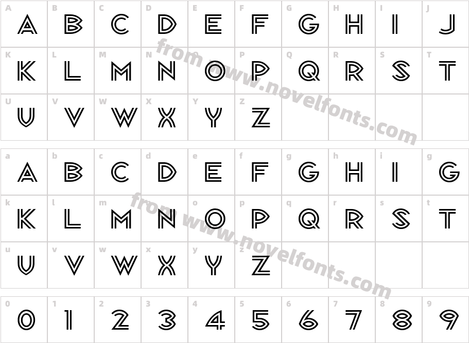 Republik Sans ICG 03 AltCharacter Map