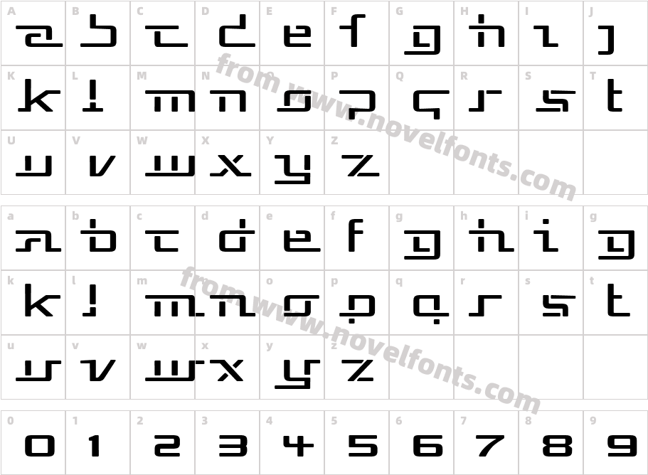 Republika V ExpCharacter Map