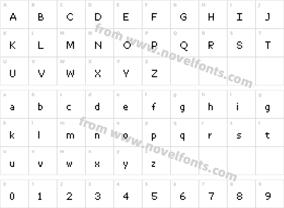 Resource RegularCharacter Map