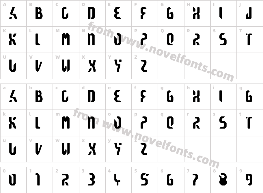 ReticulanCharacter Map