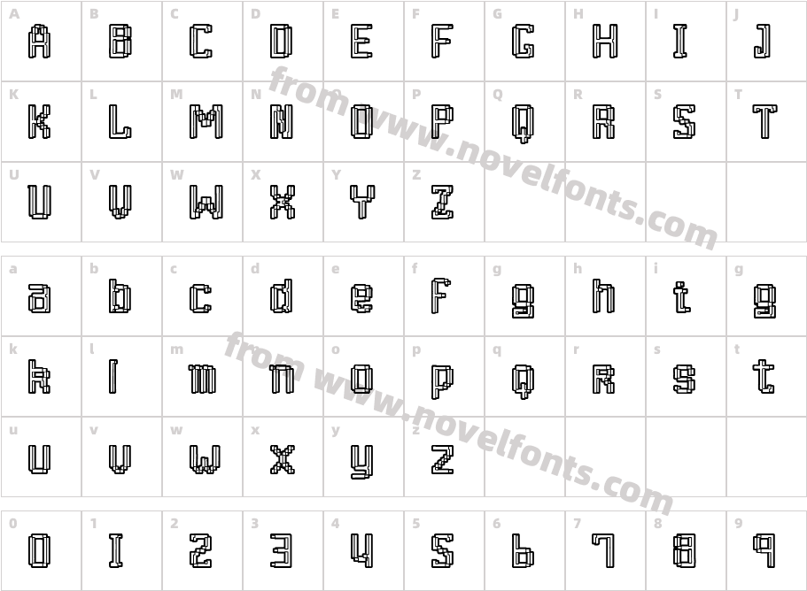 Retro Arcade ClubCharacter Map