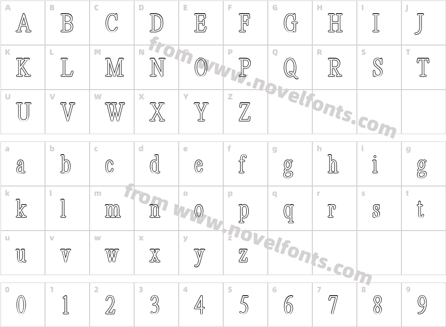 Revelation BTN Cond OutCharacter Map