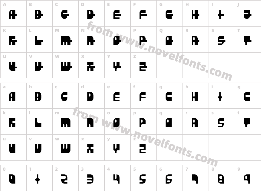 RevidendumCharacter Map