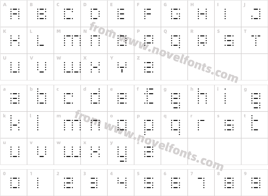 RiblahExtraLightCharacter Map