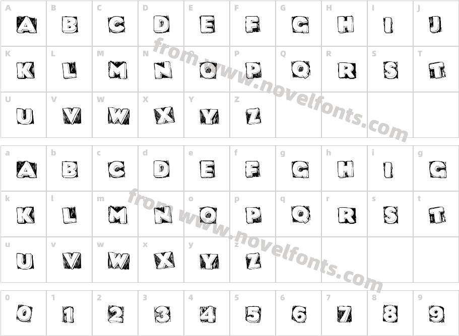 DatBoxCharacter Map