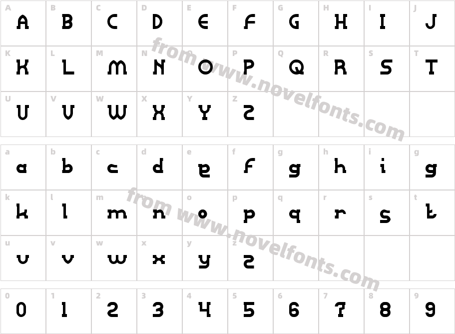 Right POWERCharacter Map