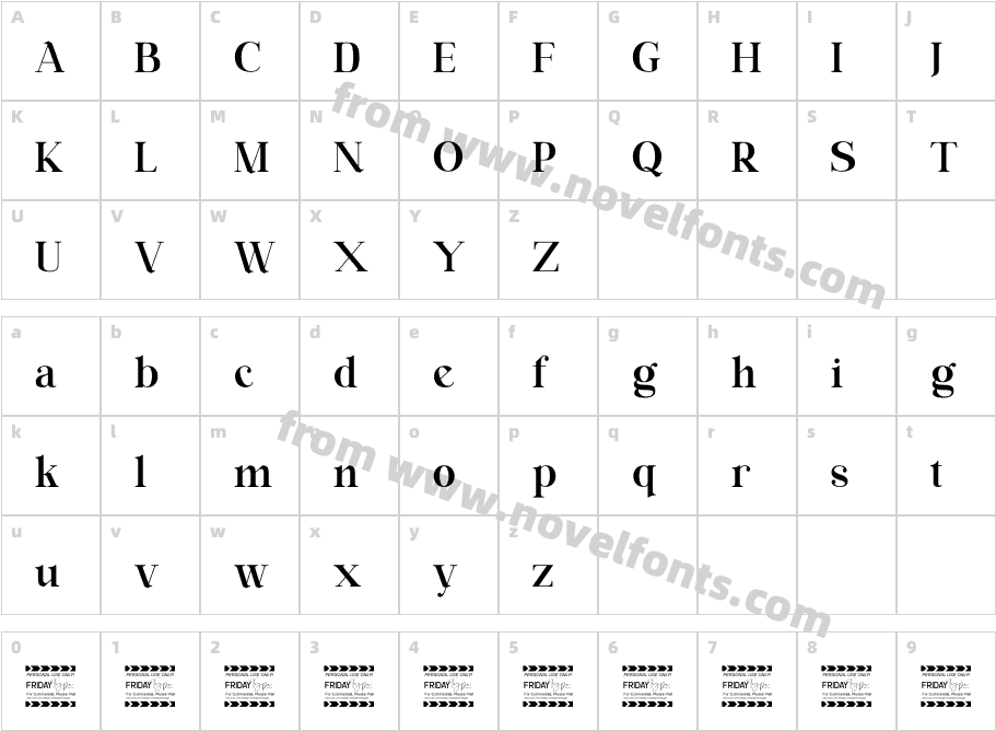 Ring NetlikeCharacter Map