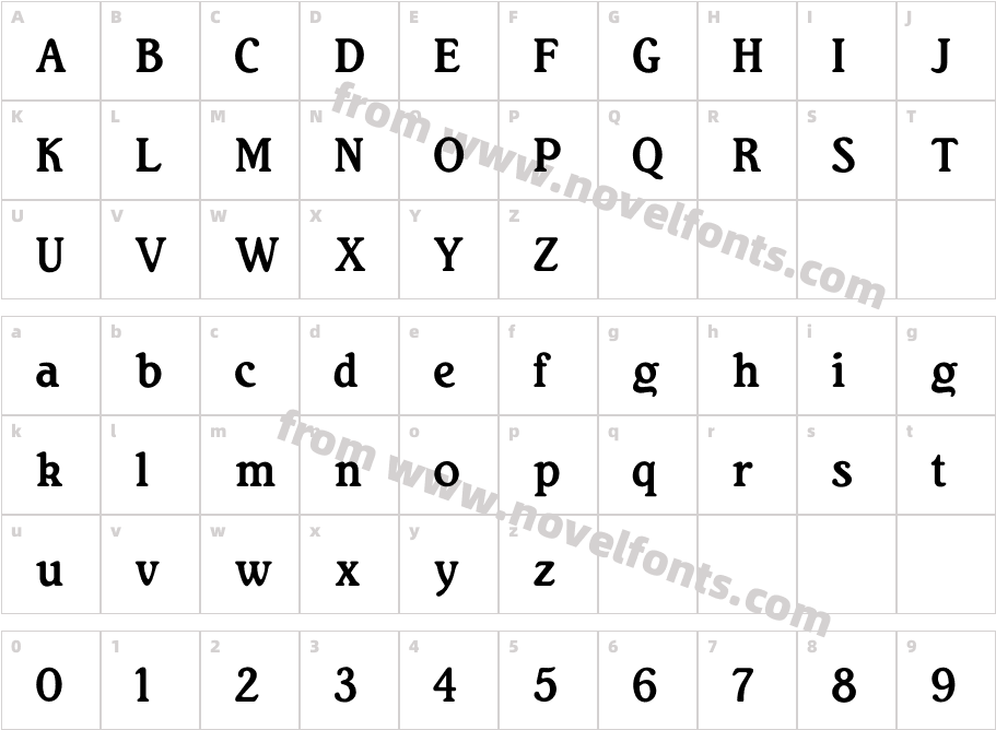 RitaSmithCharacter Map