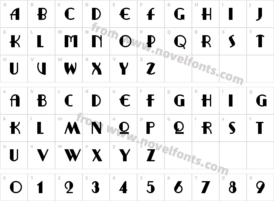 RitzyRemixCharacter Map