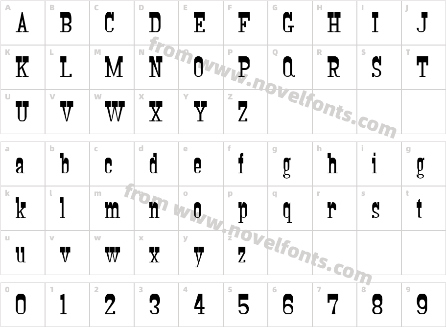 RiverboatCharacter Map