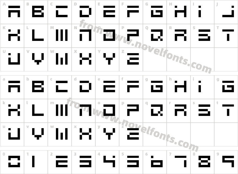 RobovoxCharacter Map