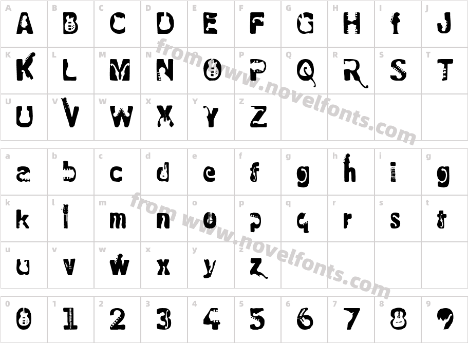 Rock  electricCharacter Map