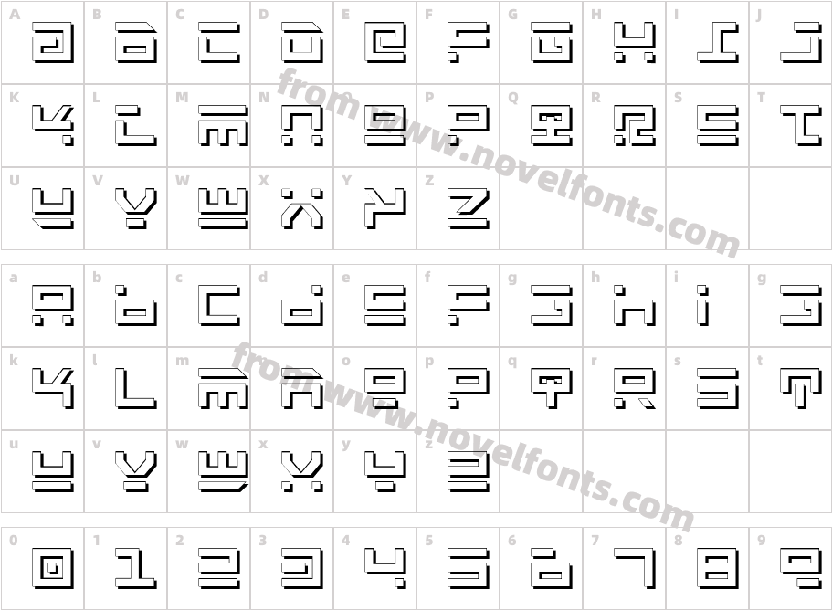 Rocket Type ShadowCharacter Map