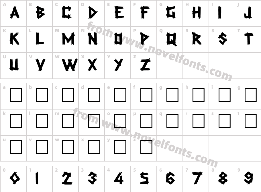 RockmakerCharacter Map