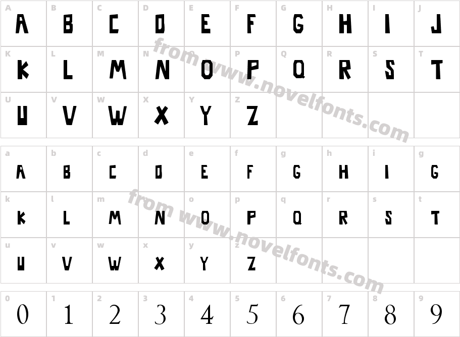 RockoCharacter Map