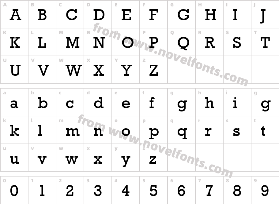 Rockwell MTCharacter Map