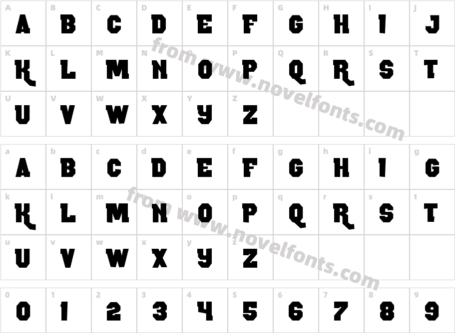 Rocky RoadCharacter Map