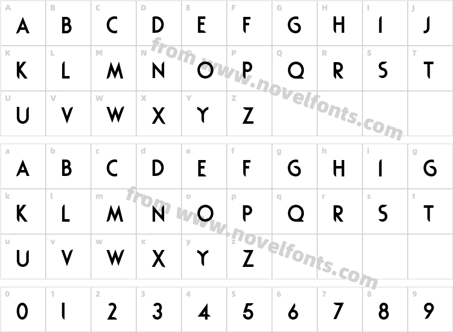 RodondoCharacter Map