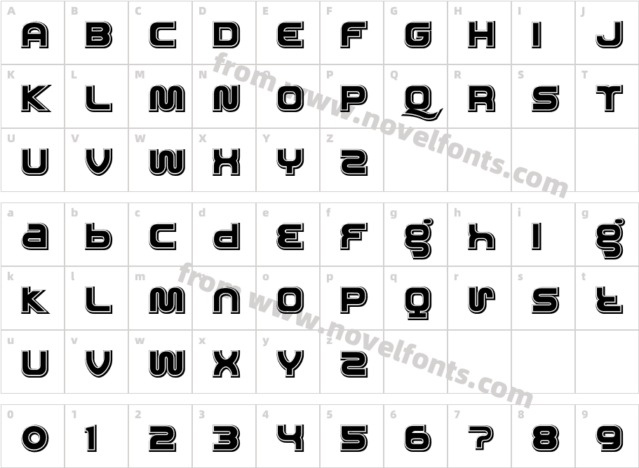 RolandTR909Character Map