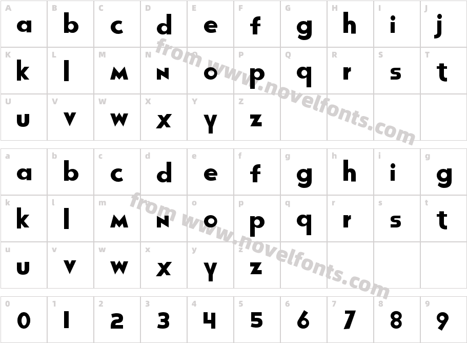 Rolly OllyCharacter Map