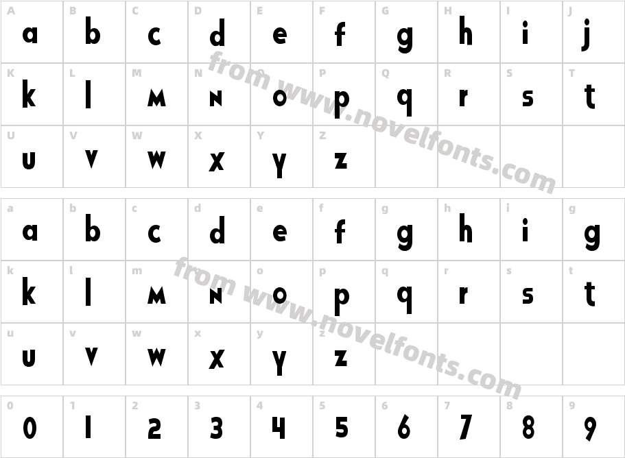 Rolly SqueezeCharacter Map