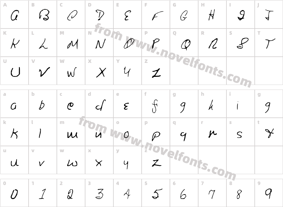 Ron's FontCharacter Map